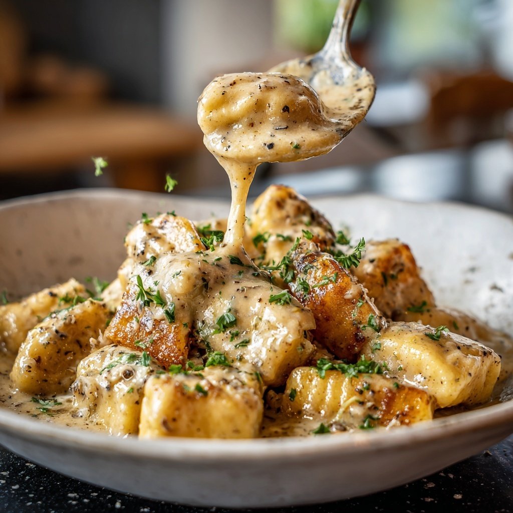 Gnocchi mit Trüffelcreme für Paare