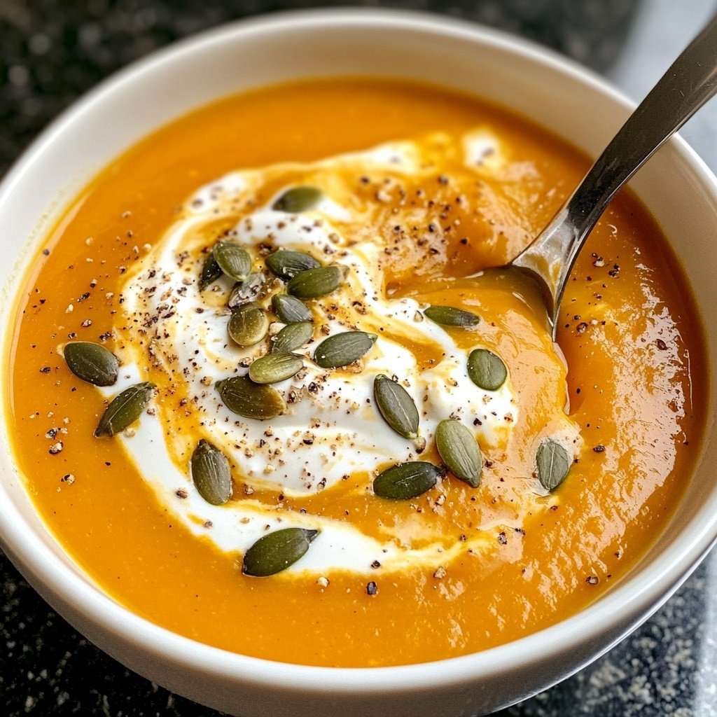 Kürbissuppe cremig fein