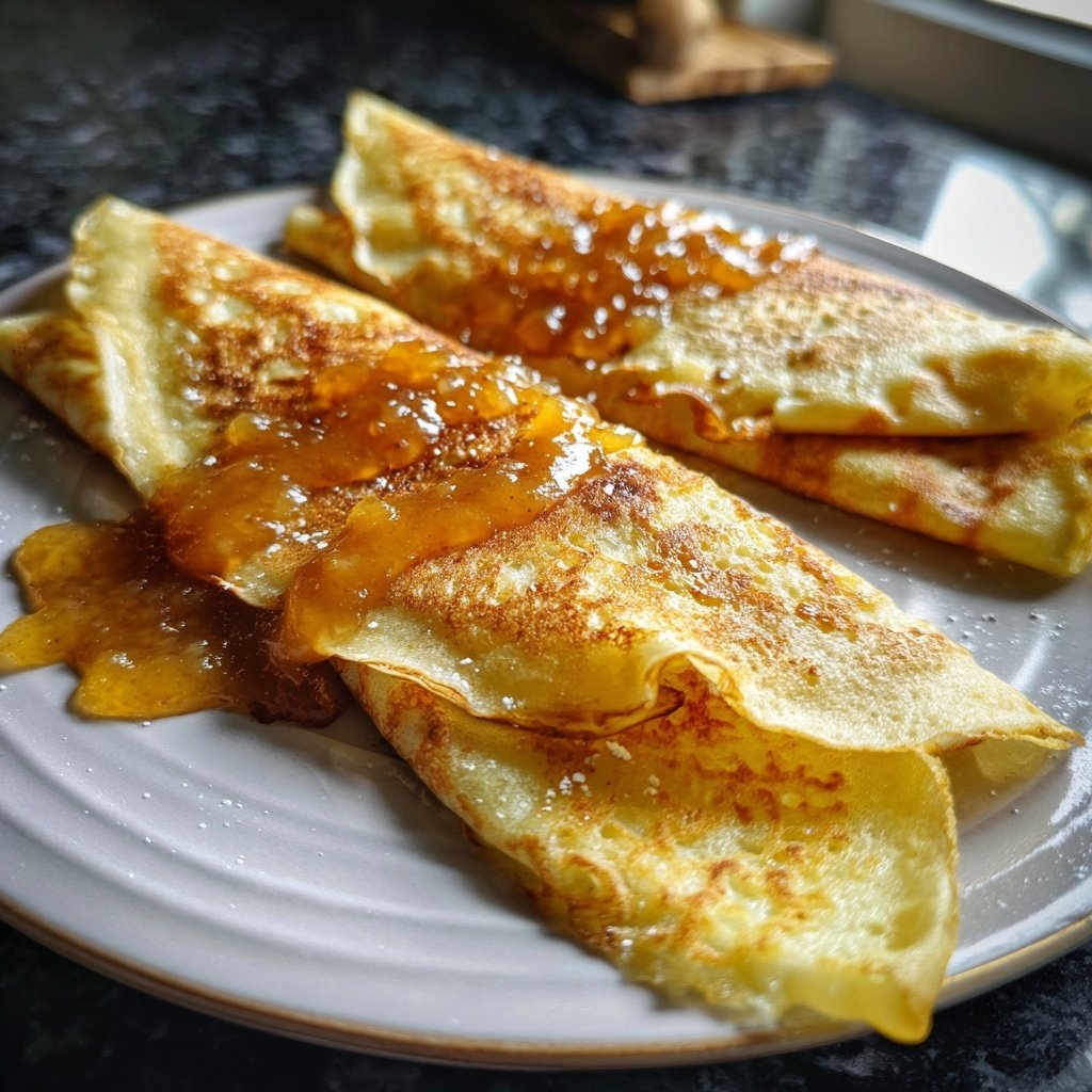 Pfannkuchen mit Apfelmark