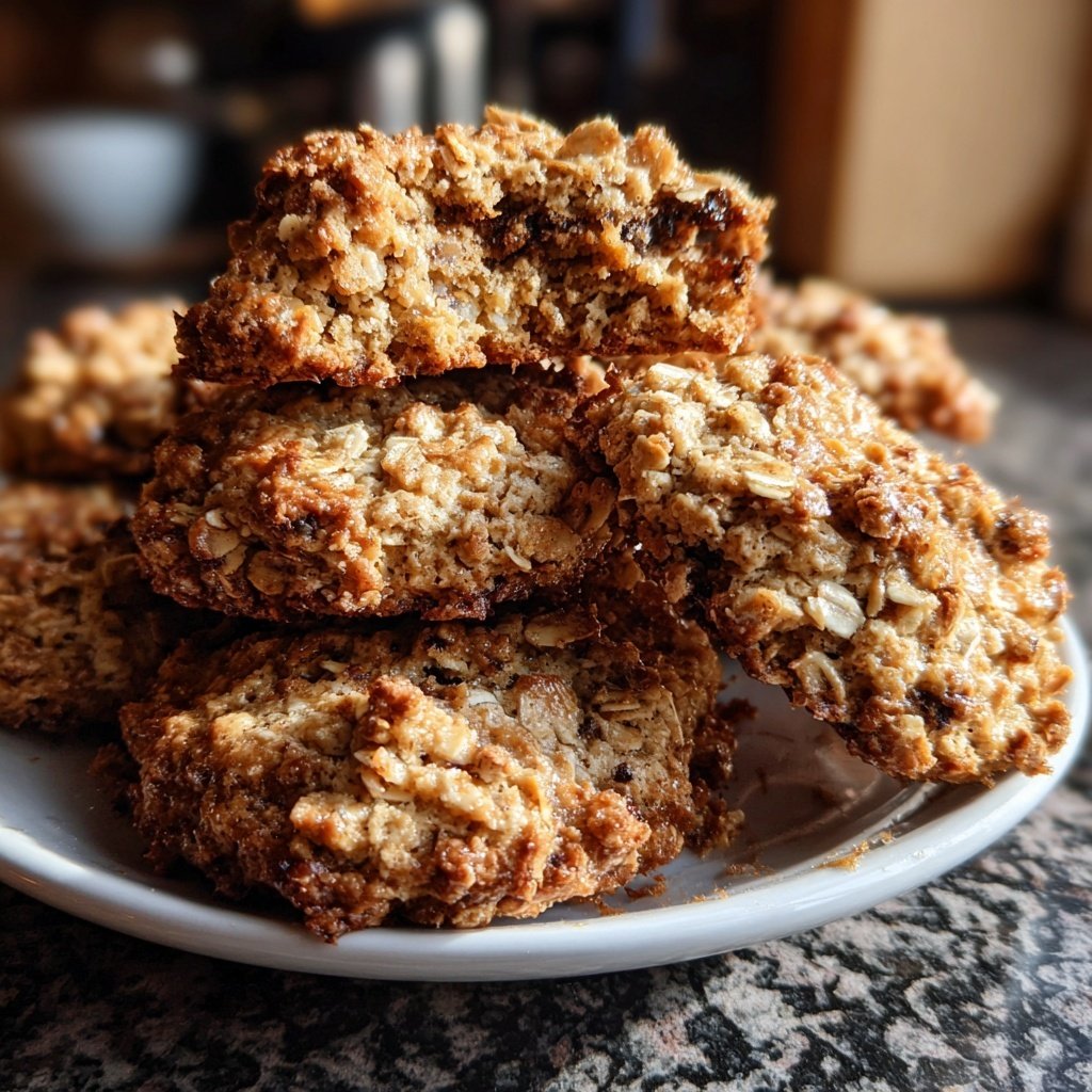 Cookies mit Haferflocken und Honig