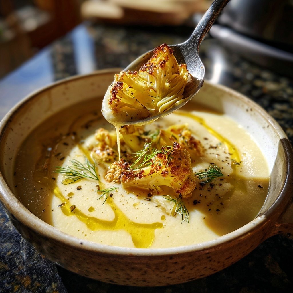 Blumenkohlsuppe mit Fenchel