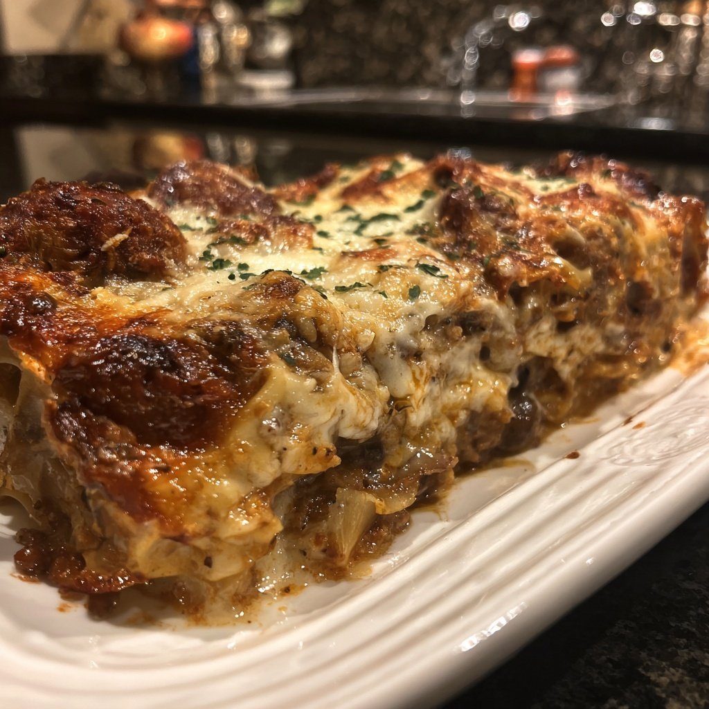 Lasagne mit Pilzen