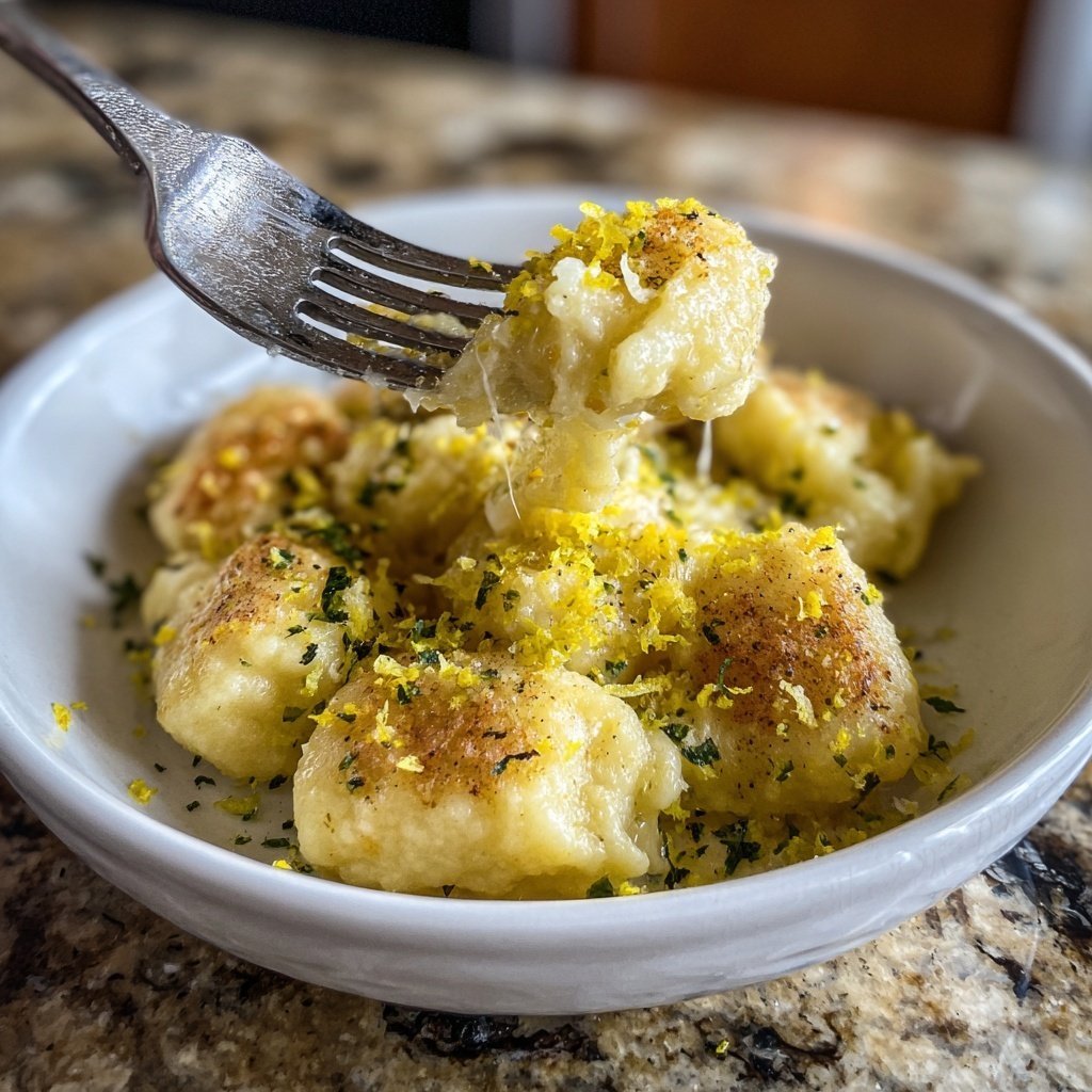 Ricotta-Gnocchi mit Zitronenschale